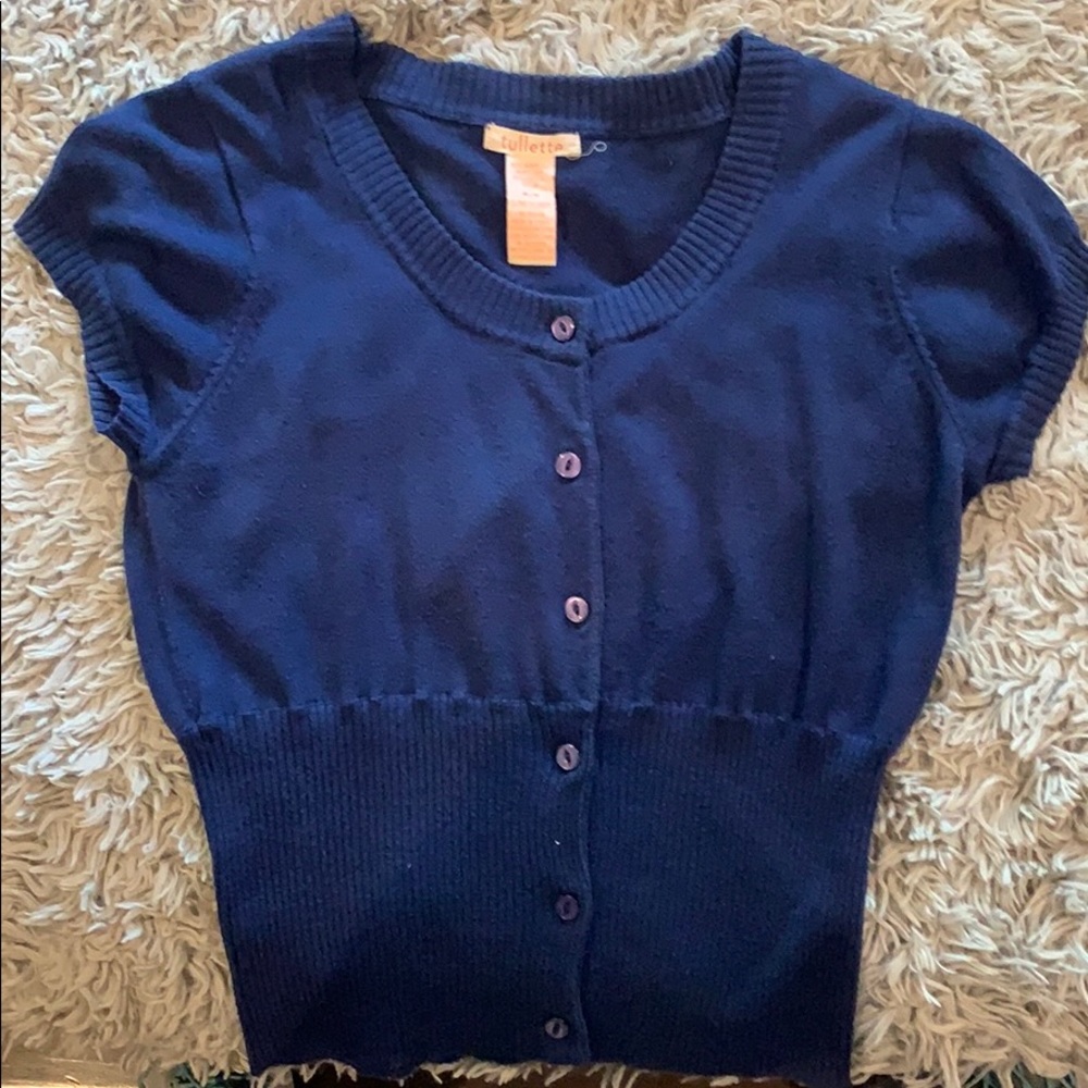 Blue Cardigan